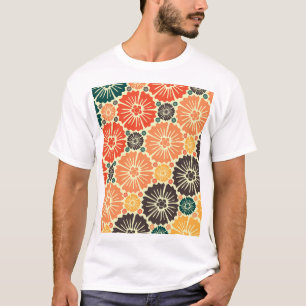 Art Nouveau Retro Tapete Design. T-Shirt