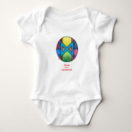 Art Nouveau Rune Dagaz - Erwachen! Baby Strampler