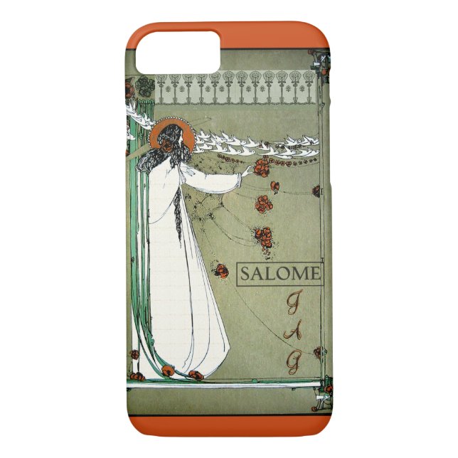 Art Nouveau Salome Monogram Case-Mate iPhone Hülle (Rückseite)
