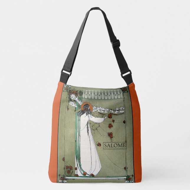 Art Nouveau Salome Tragetaschen Mit Langen Trägern (Vorderseite)