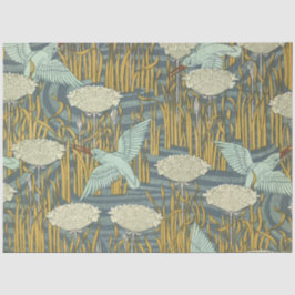 Art Nouveau Sandpiper Seidenpapier