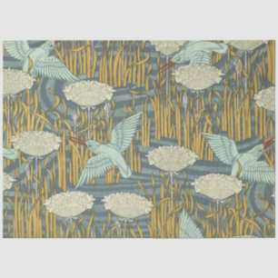 Art Nouveau Sandpiper Seidenpapier