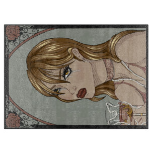 Art Nouveau Schneidebrett