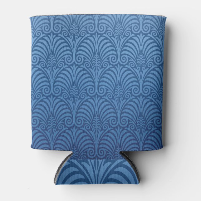 Art Nouveau Splendor: Nahtloses Muster Dosenkühler (Vorderseite)