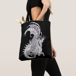 Art Nouveau Style Dragon Tasche