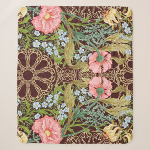 Art Nouveau Style Floral: Farbiges Vintages Muster Sherpadecke