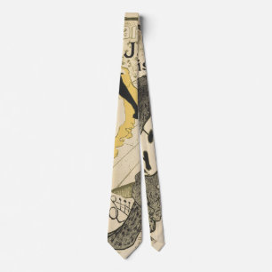 Art Nouveau Tänzerin Jane Avril, Toulouse Lautrec Krawatte