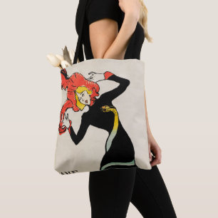 Art Nouveau Tänzerin Jane Avril von Toulouse Lautr Tasche
