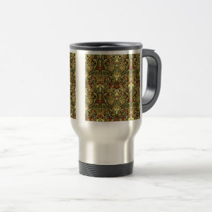 Art Nouveau Tapete Reisebecher, 0,44 l Reisebecher