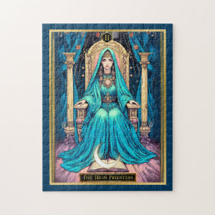 Art Nouveau Tarot, die Hohepriesterin