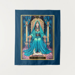 Art Nouveau Tarot, die Hohepriesterin Wandteppich