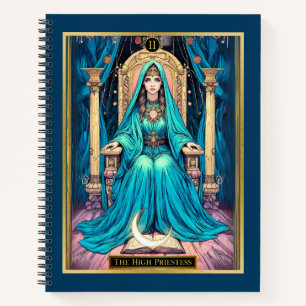 Art Nouveau Tarot, Hohepriestess Journal Notizbuch
