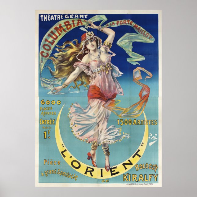 Art Nouveau, The Orient, Spectacle Poster (Vorne)