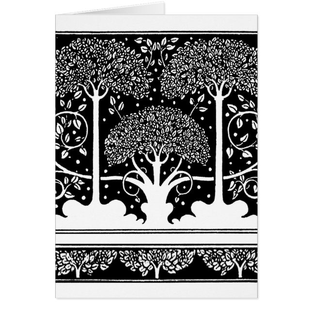 Art Nouveau Tree Beardsley Motif (Devant)