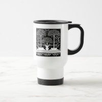 Art Nouveau Tree Beardsley Muster