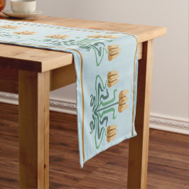 Art Nouveau Tulips Table Runner Kurzer Tischläufer