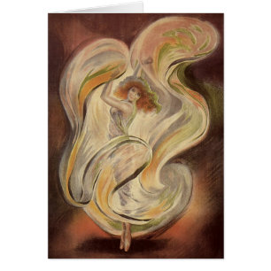 Art Nouveau vintage, La Loie Fuller Danseur Modern