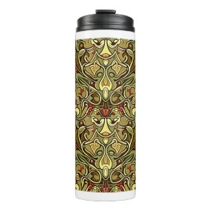 Art Nouveau Wallpaper Thermal Tumbler Thermosbecher