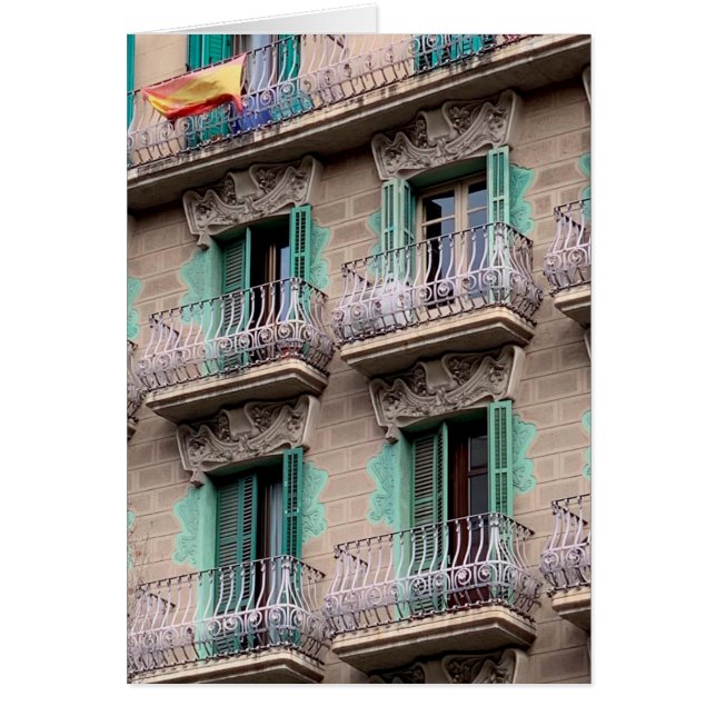 Art Nouveau Windows - Barcelona, Spanien (Vorne)