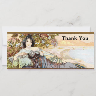 Art Nouveau Woman von Alphonse Mucha Vorlage