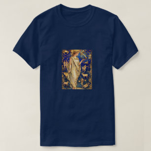 Art Nouveau Zodiak-Göttin Himmelsillustration T-Shirt