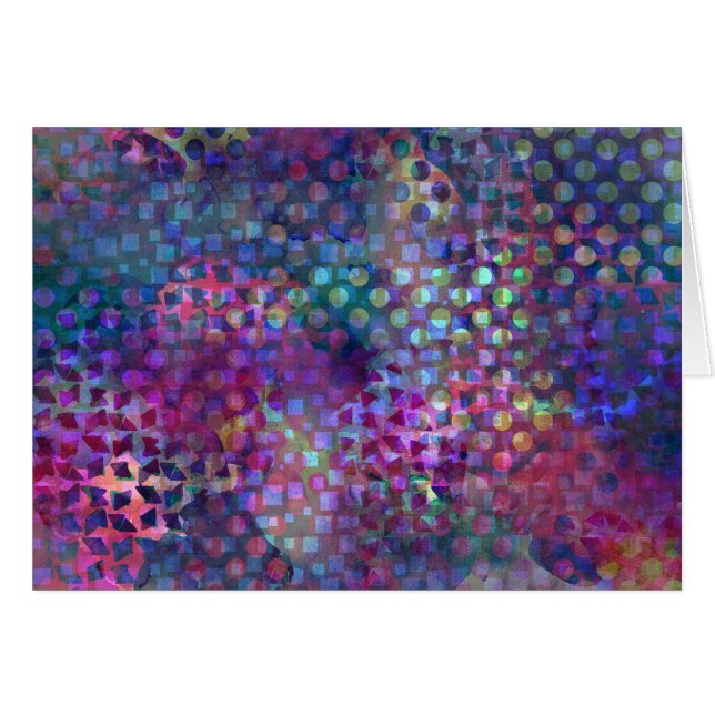 Art numérique abstrait multicolore (Devant horizontal)