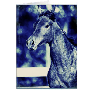 Art numérique Bleu Arabe