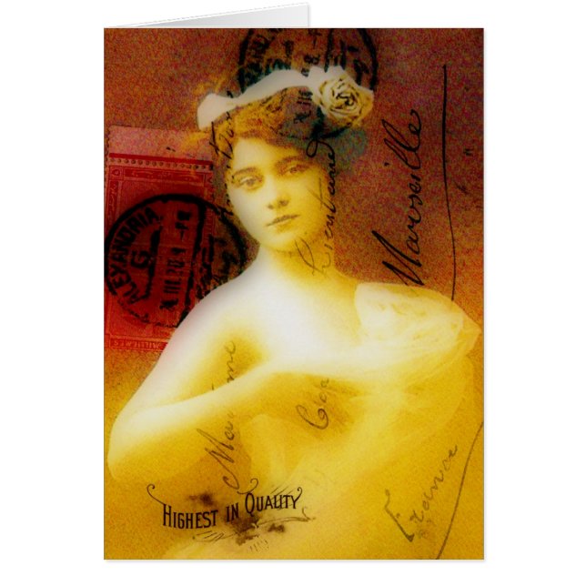 Art numérique de beauté vintage Toutes les occasio (Devant)