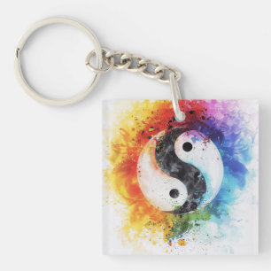 Art numérique Rainbow Yin Yang