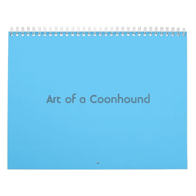 Art of a Coonhound Calendar 2021 Kalender (Titelbild)