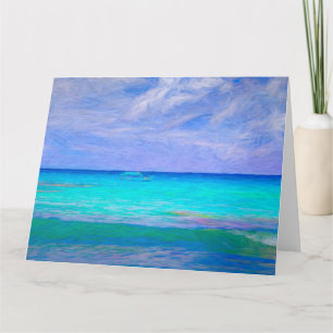 Art of Caribbean Blue Sea Karte