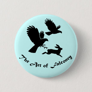Art of Falconry - Harris Hawks Button