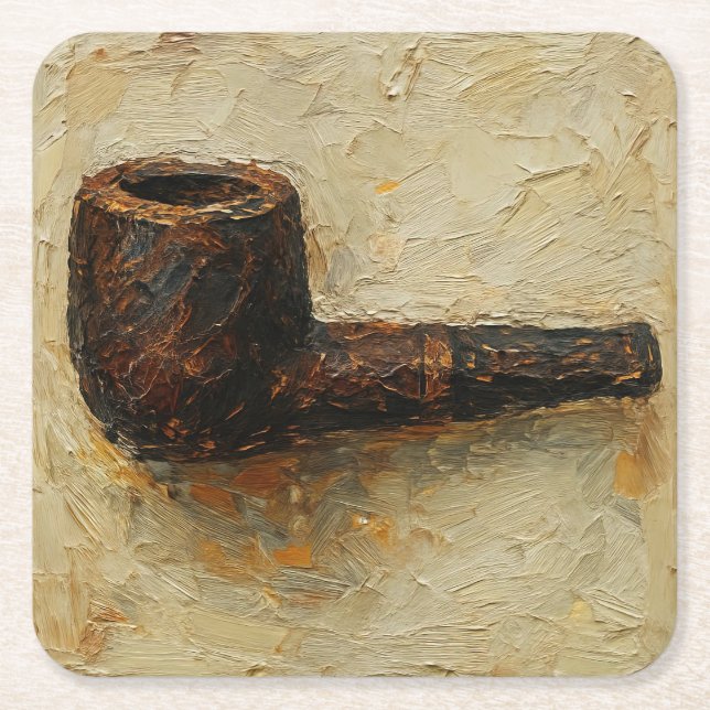 Art of Pipe (#13) Rechteckiger Pappuntersetzer (Vorderseite)