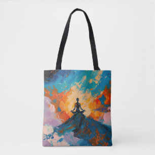 Art of Yoga (#4) Ölgemälde Tasche