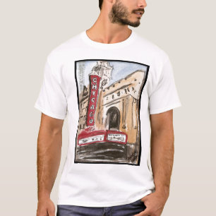 Art original de T-shirt de théâtre de Chicago pa