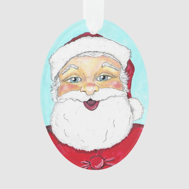 Art original Père Noël ornement (devant)