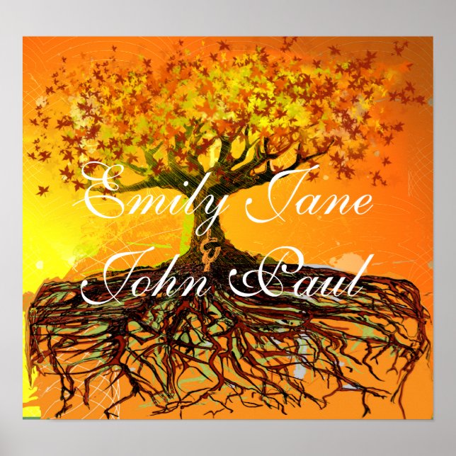 Art original - Poster de l'arbre des racines grung (Devant)