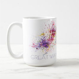 ART, Paint Spatters, Tolle Art, einen Tag zu verbr Kaffeetasse