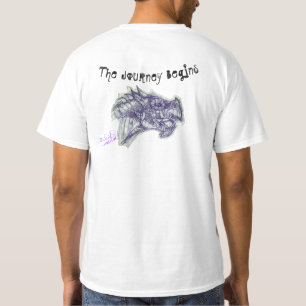Art par Micheal Le voyage commence T-shirt