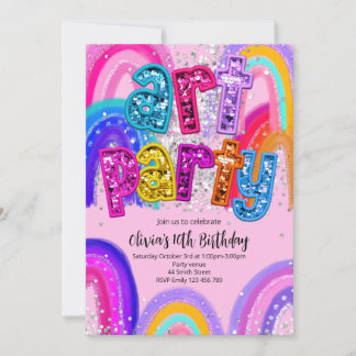 Art Party Birthday Painting Party Invitation Einladung