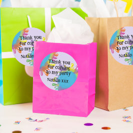 Art Party Children Gefallen Verpackungen Runder Aufkleber