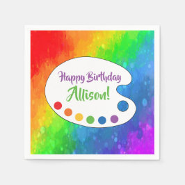 Art Party | Paint Party Custom Serviette