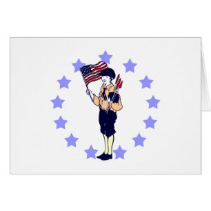 Art patriotique vintage 4 juillet