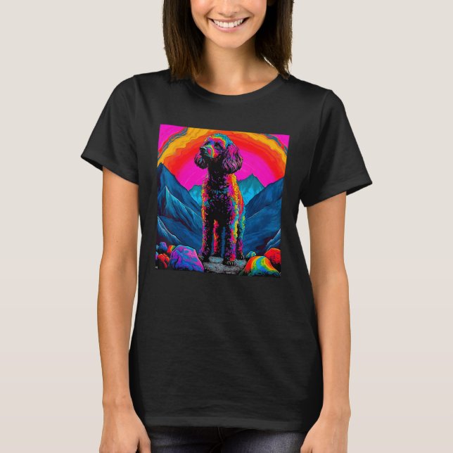 Art Poodle Dog T-Shirt (Vorderseite)
