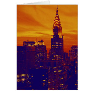 Art pop orange bleu New York City