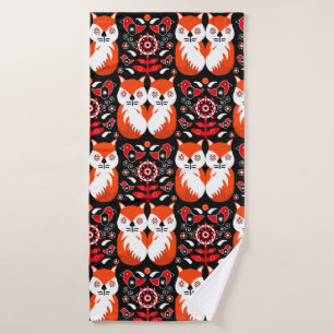 Art populaire de renard scandinave