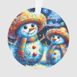Art populaire mexicain Snowmen Snowman Snow People