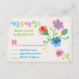 Art populaire mexicaine Fiesta Broderie RSVP