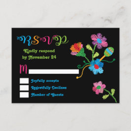 Art populaire mexicaine Fiesta Broderie RSVP