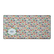 Art populaire scandinave Monogramme Motif Boho Mod